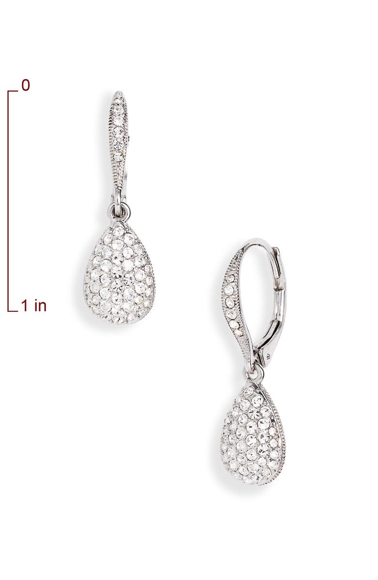 Nadri Pavé Teardrop Earrings, Alternate, color, 