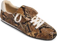 Yosi Samra Barclay Snake Embossed Leather Sneaker