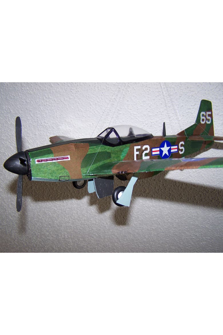 North American P-51D Mustang Flying Model Kit 905, Alternate, color, Multicolored