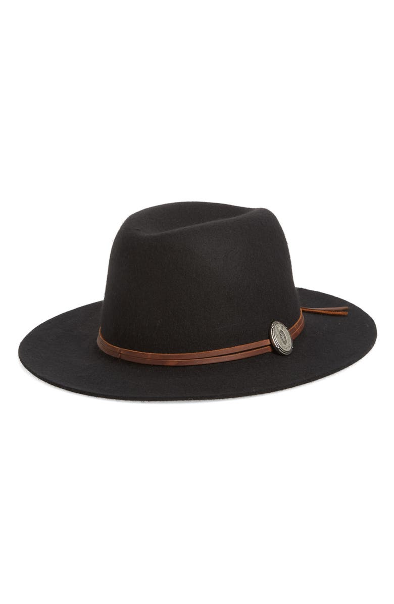 Frye Cadet Dented Crown Wool Felt Hat, Main, color, 