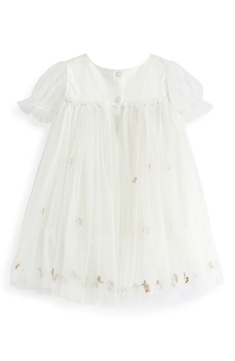 NEXT Kids' Floral Embroidery Dress, Alternate, color, 