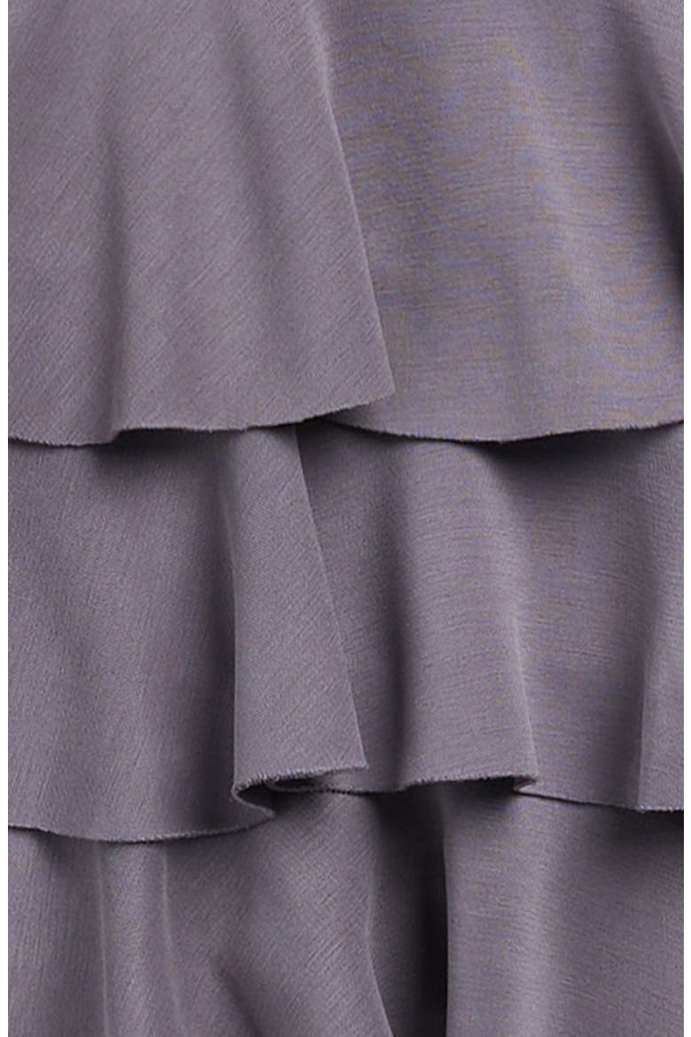 Kids' Cloud Luxe Ruffle Skort, Alternate, color, CHARCOAL