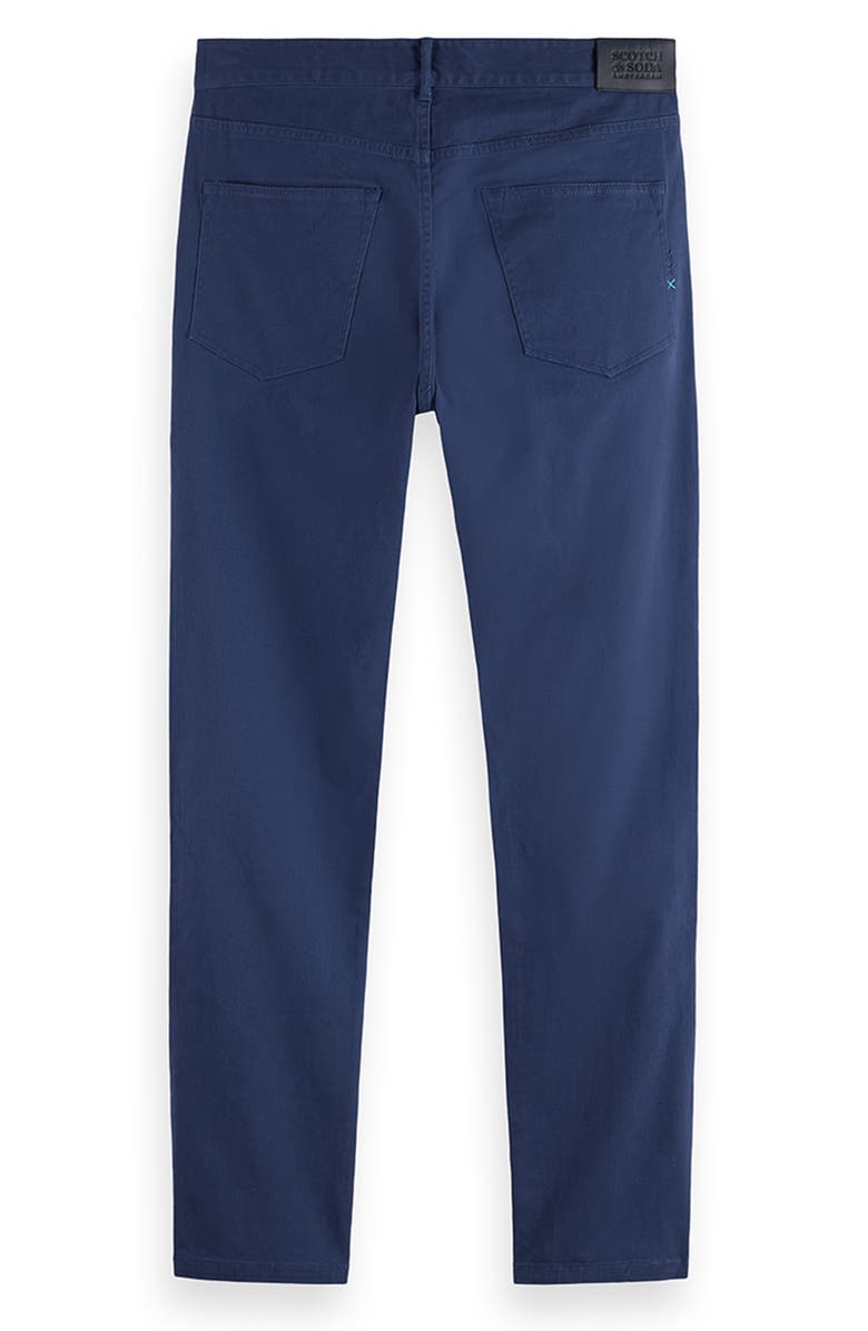 Scotch & Soda Ralston Slim Fit Stretch Cotton Twill Pants, Alternate, color, Oceana