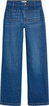 Madewell The Perfect Vintage Patch Pocket Wide Leg Jeans