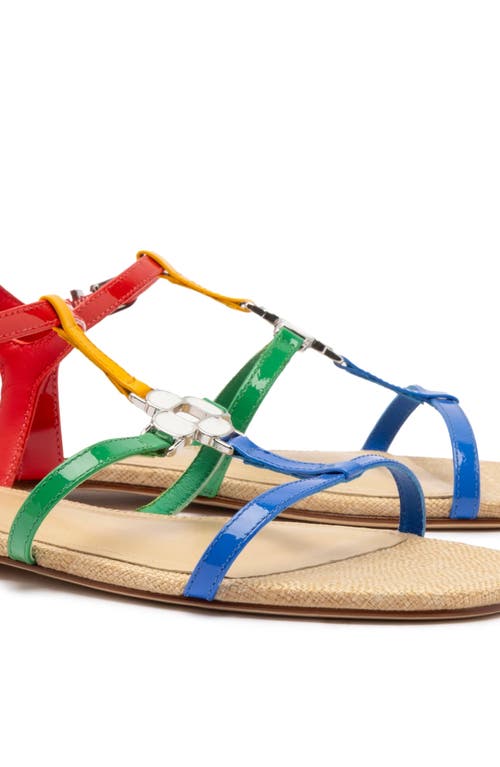 Larroude Hana Flats Azure In Multicolor