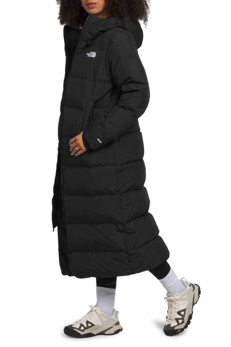 Triple C Longline 550 Fill Power Down Parka, Alternate, color, TNF BLACK