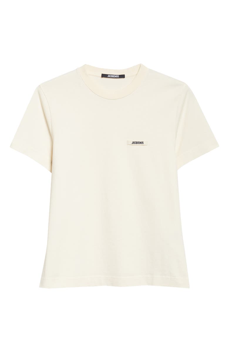 Jacquemus Le T-Shirt Gros Grain T-Shirt, Main, color, Light Beige 2