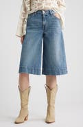 Treasure & Bond High Waist Culotte Wide Leg Jeans