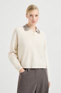 Brunello Cucinelli Polo with dazzling collar