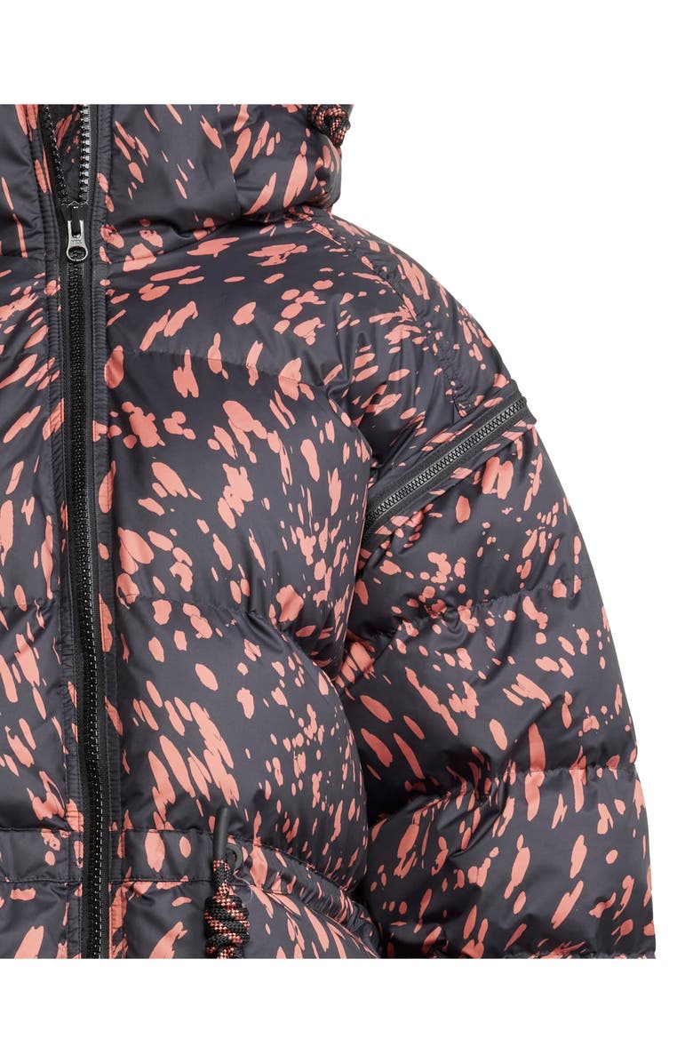 adidas by Stella McCartney Convertible Recycled Polyester Long Puffer Jacket, Alternate, color,