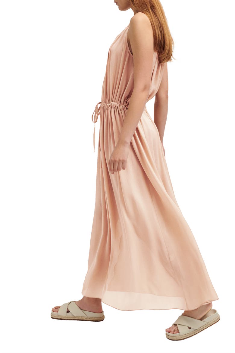 Greta Sleeveless Maxi Dress, Alternate, color, PALE ROSE
