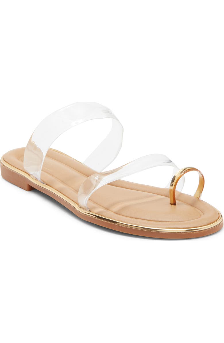 RACHEL Rachel Roy Boca Slide Sandal, Main, color, Clear