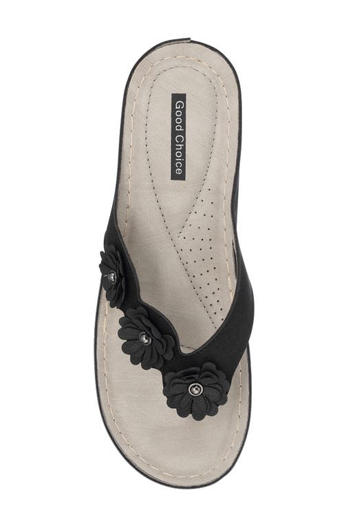 Gc Shoes Women's Ammie Wedge Sandals In Black