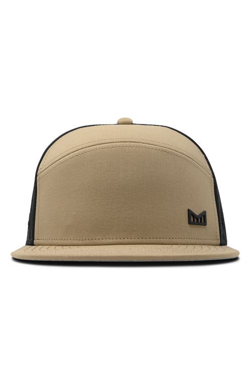 Melin Trenches Icon Hydro Performance Snapback Hat In Neutral