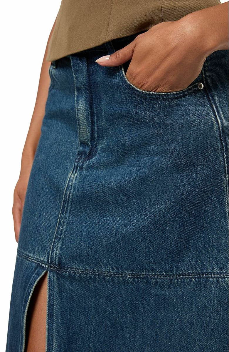 WeWoreWhat Denim Maxi Skirt, Alternate, color,