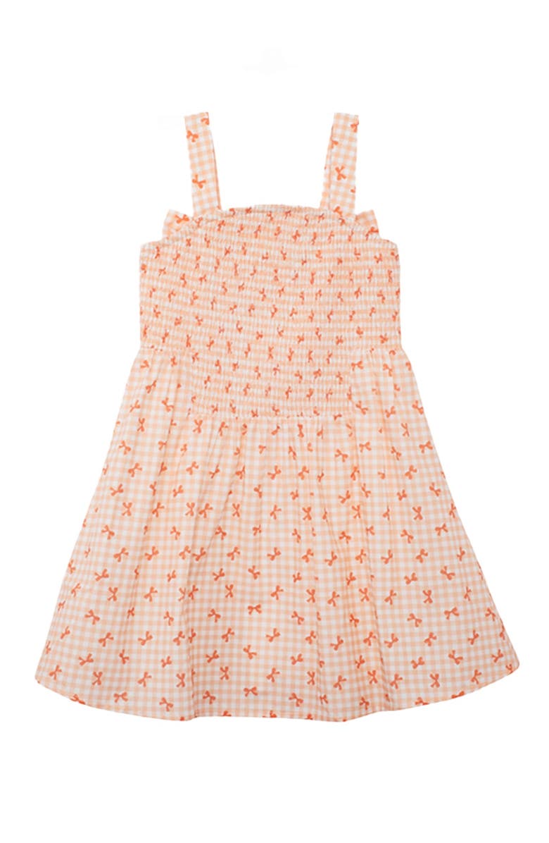Mabel + Honey Tangerine Twirl Sleeveless Dress, Alternate, color, Orange