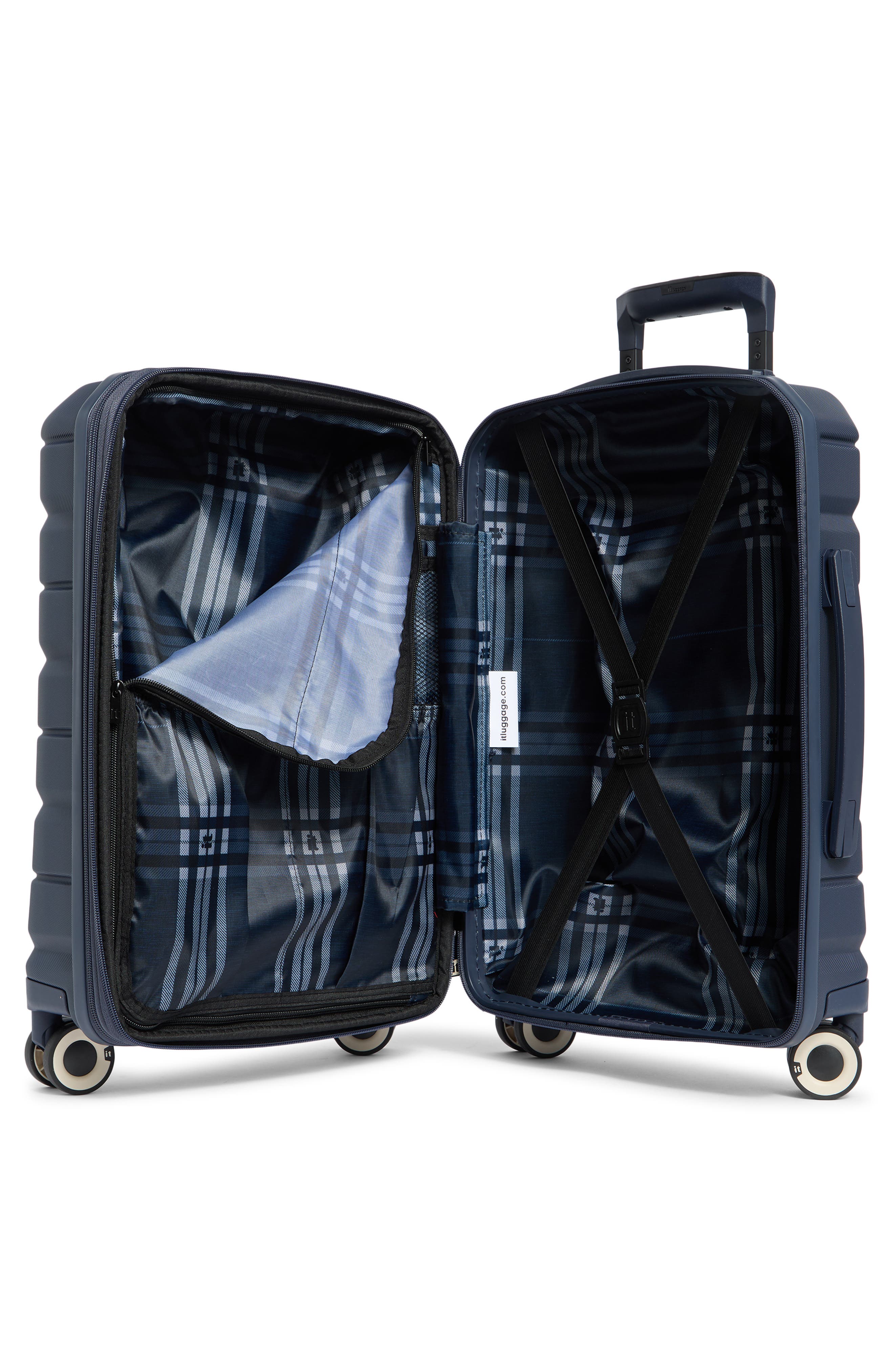 IT LUGGAGE Submission 21-Inch Hardside Carry-On Spinner, Alternate, color, Navy Blazer