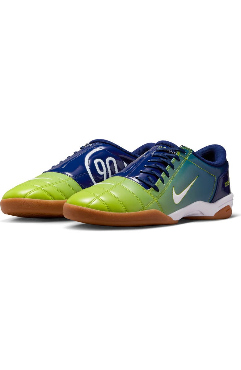 Nike Total 90 PRM Soccer Sneaker, Main, color, Blue Void/ White/ Atomic Green
