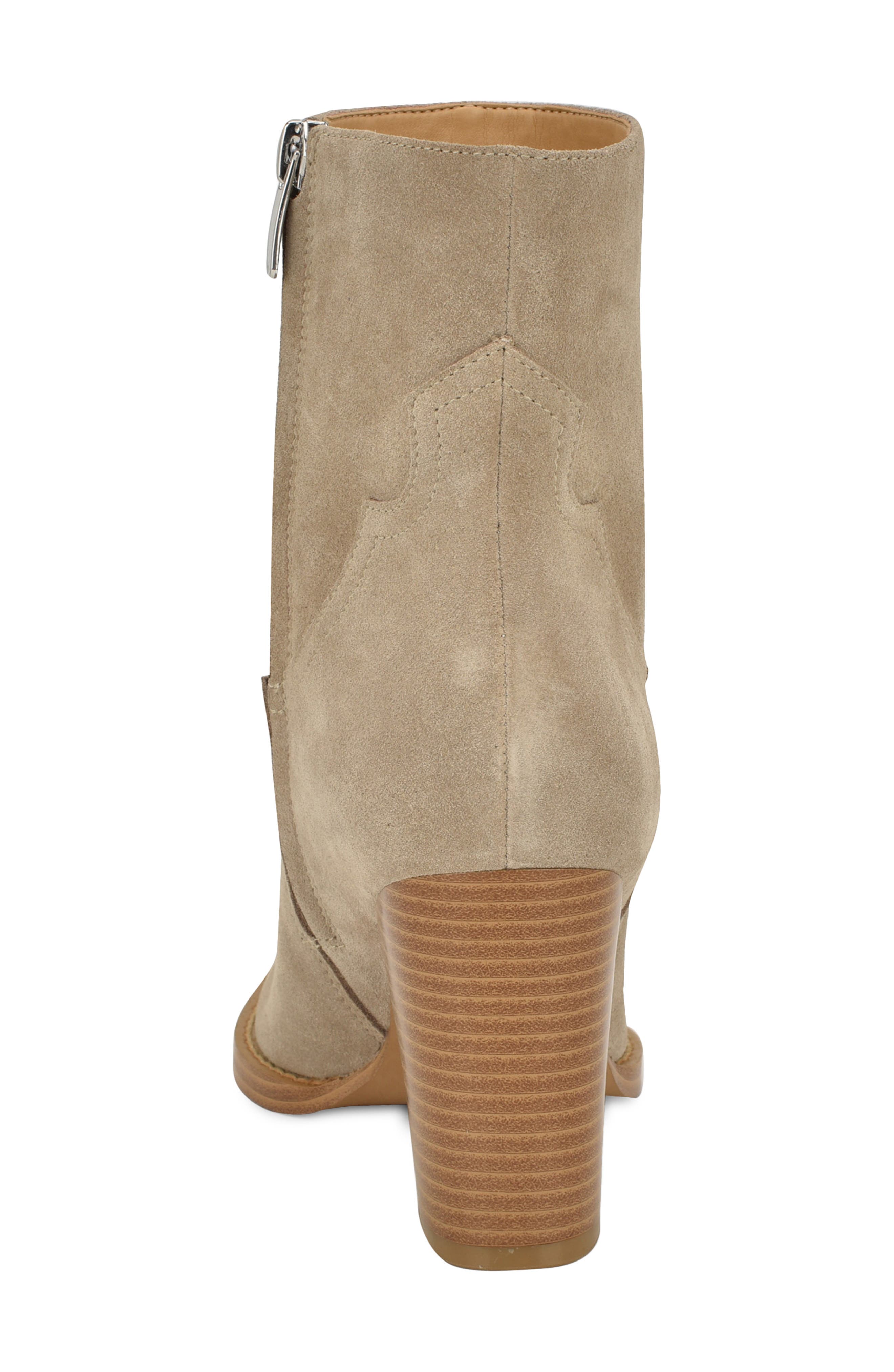 Nine West Taytay Pointed Toe Bootie, Alternate, color, Tau01