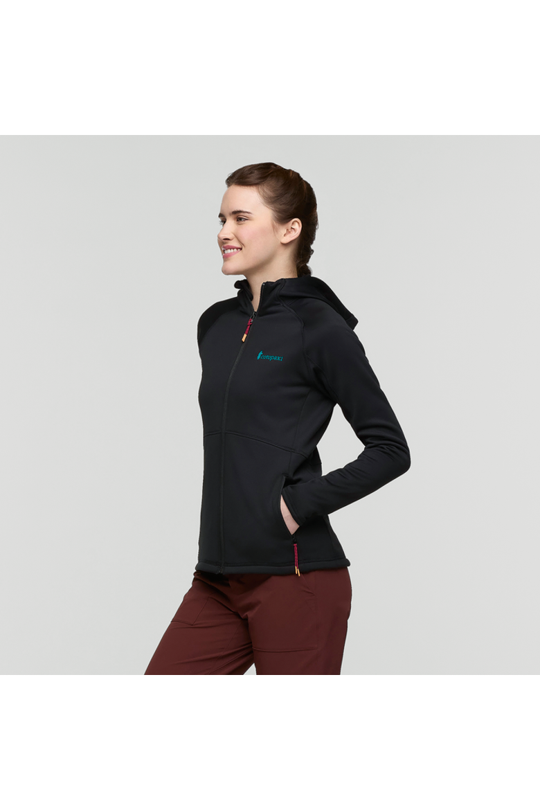 Tempa Fleece Hooded Jacket - Women's, Alternate, color, Cotopaxi Black