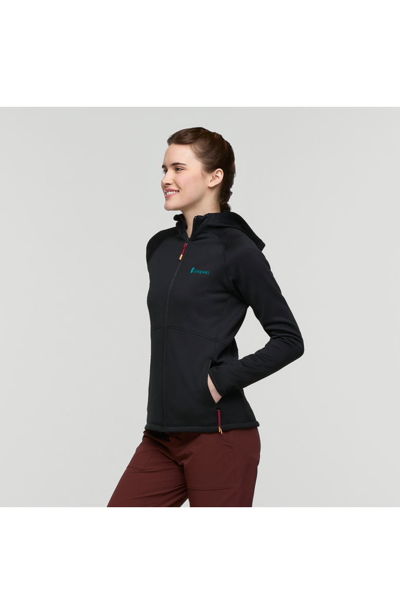 Cotopaxi Tempa Fleece Hooded Jacket - Women's, Alternate, color, Cotopaxi Black