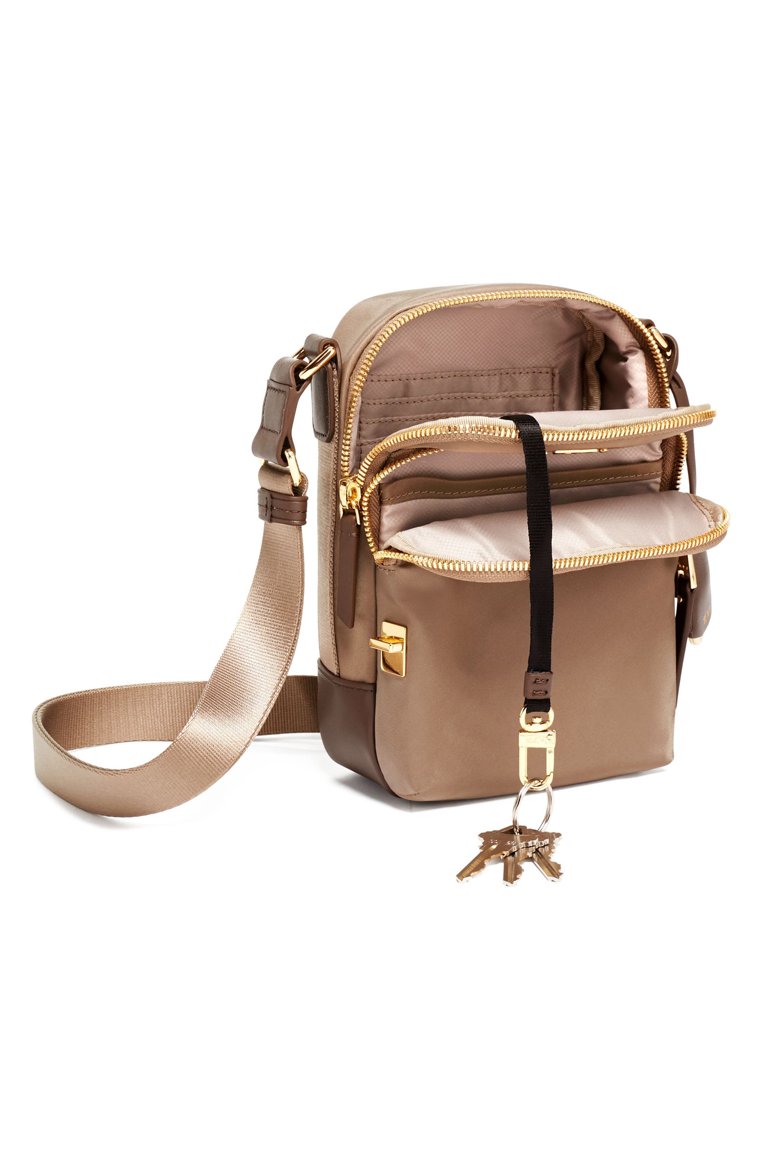 Voyageur Ruma Nylon Bag, Alternate, color, FOSSIL