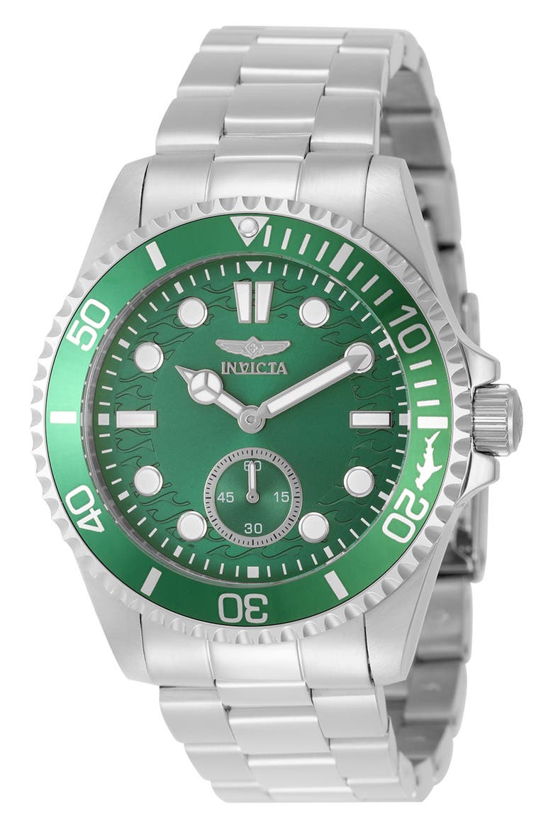 49422 Pro Diver Watch, Main, color, GREEN