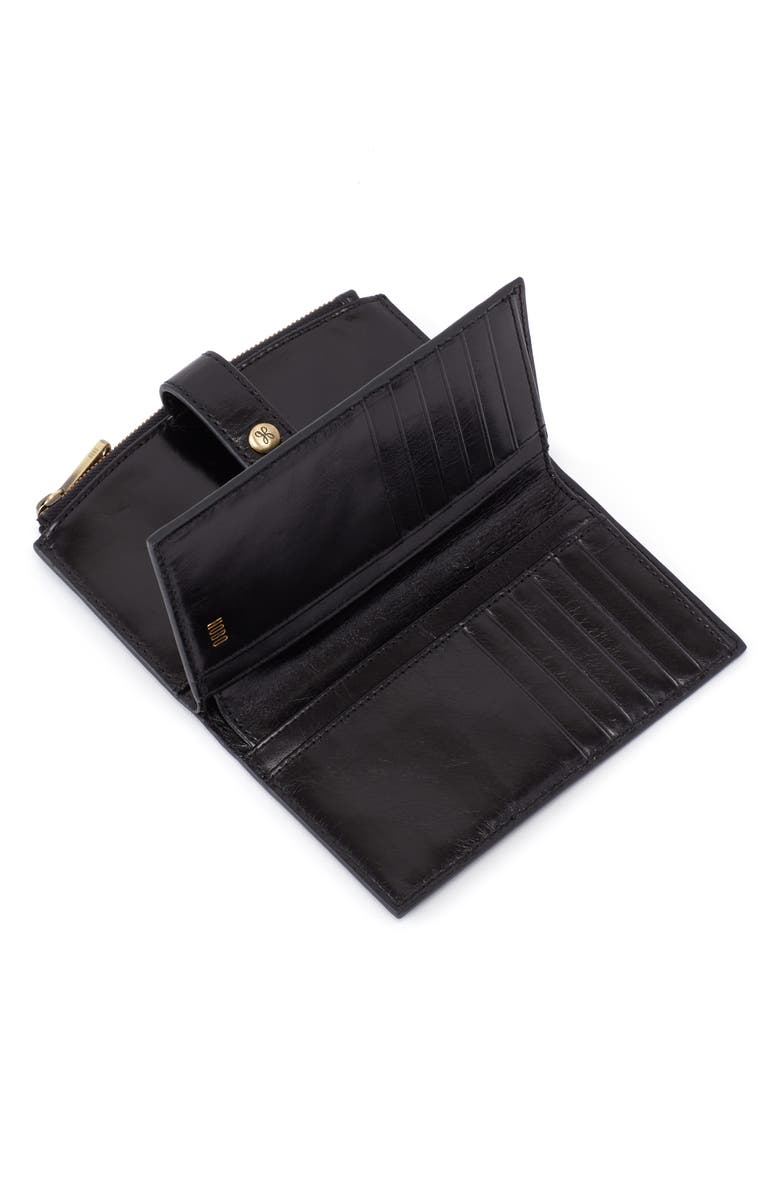 HOBO Buck Leather Continental Wallet, Alternate, color,