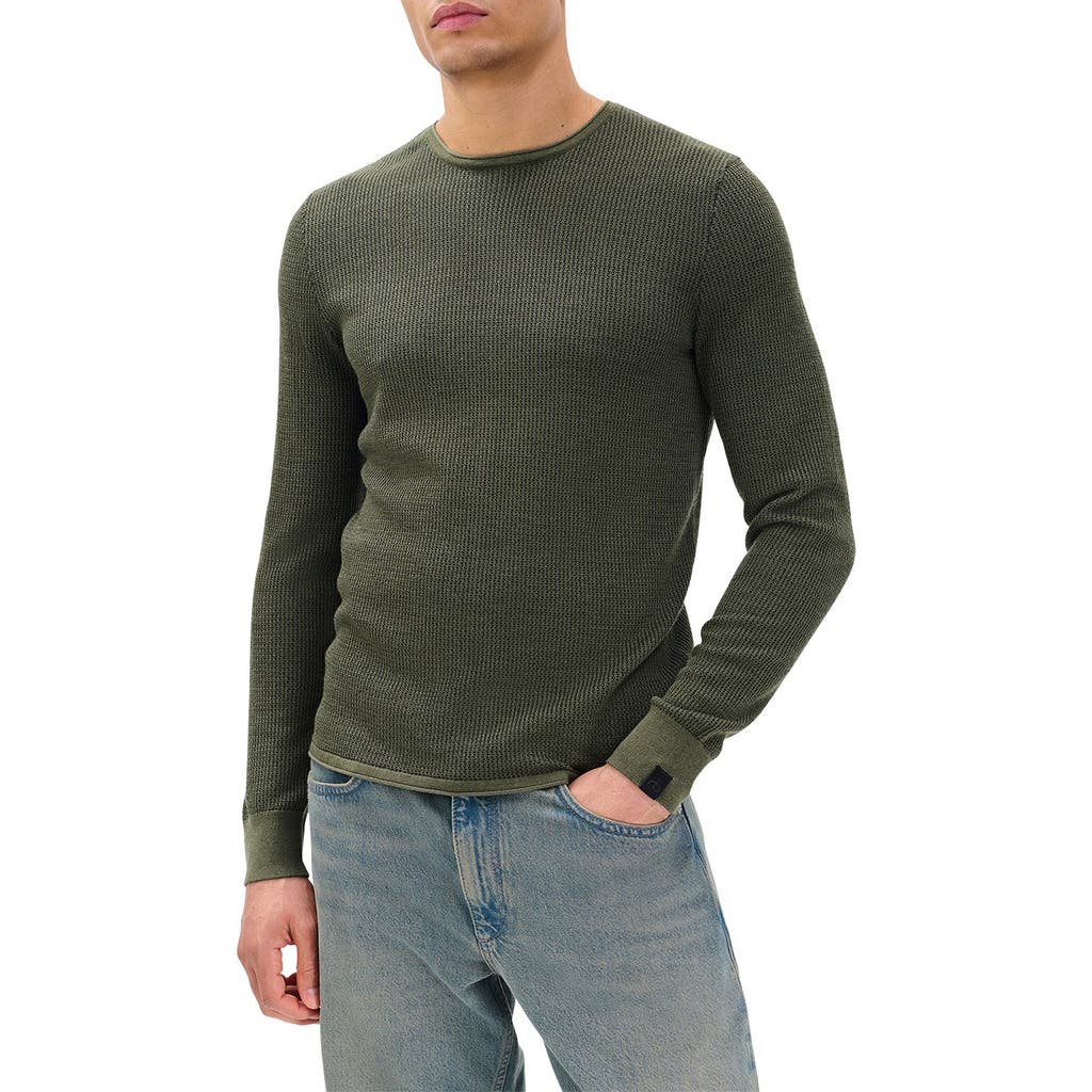 Rag & Bone Gregory Cashmere Crewneck Sweater In Green