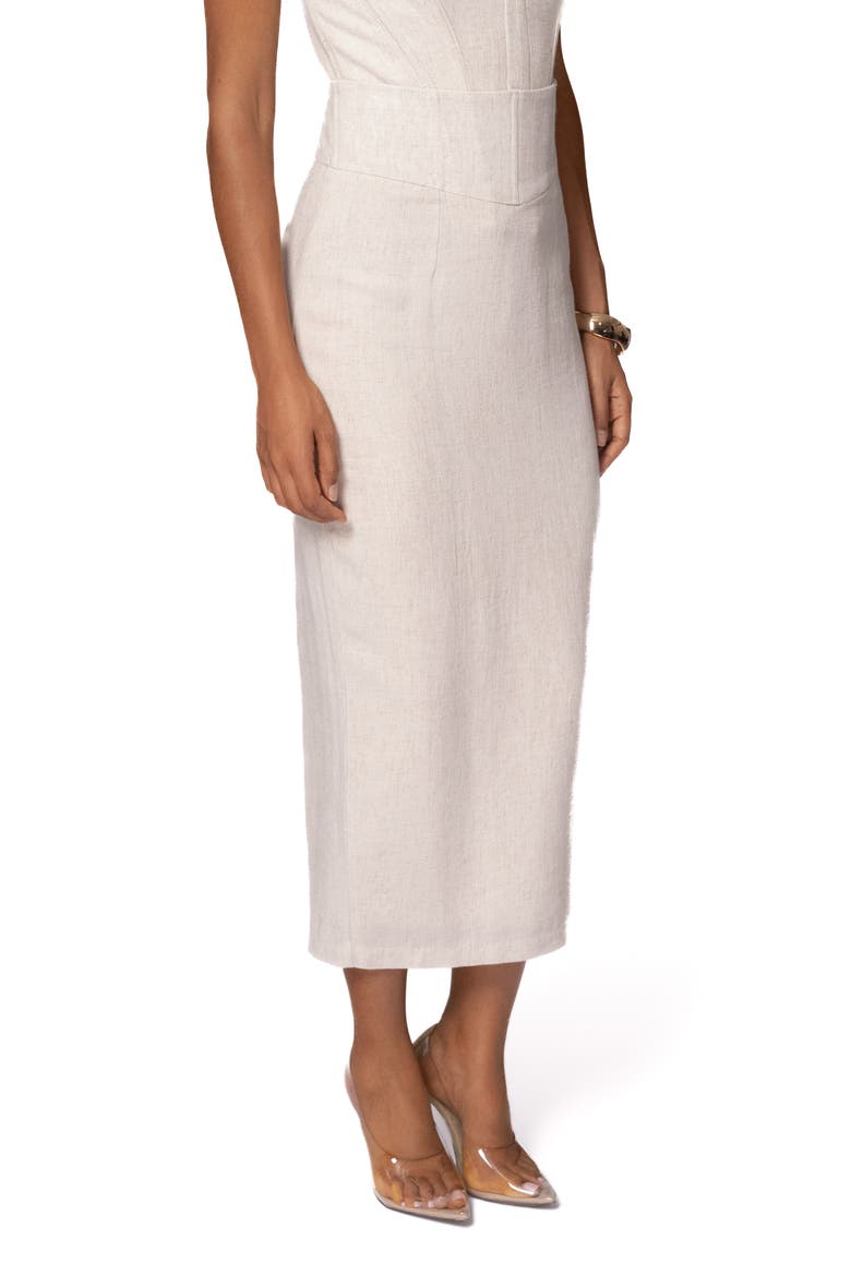 Coastland Pencil Skirt, Alternate, color, BEIGE