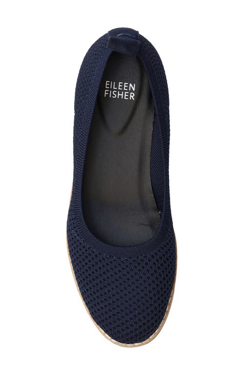 Eileen Fisher Etta Slip-on Flat In Blue