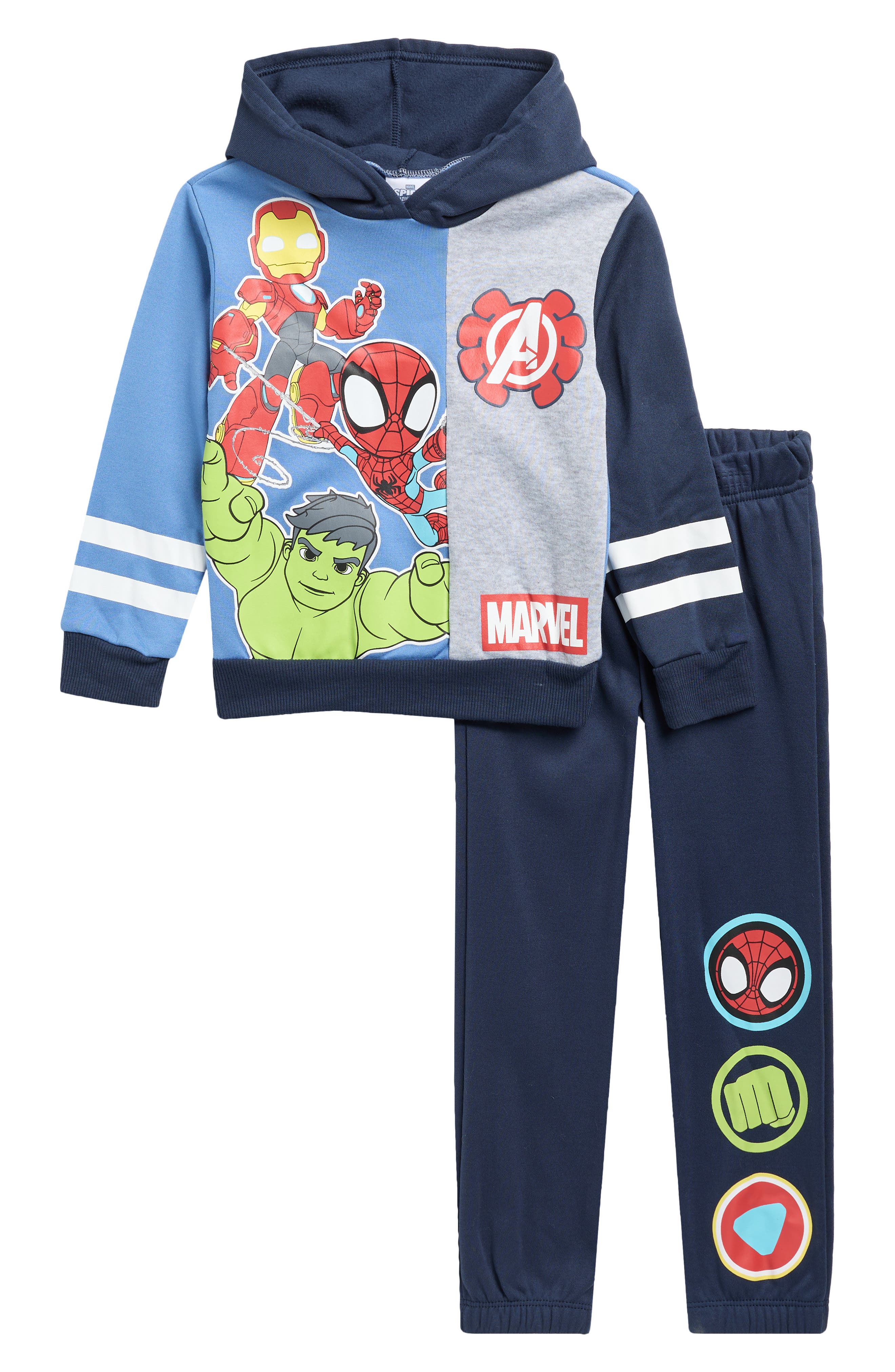 Kids' Avengers Hoodie and Joggers Set
