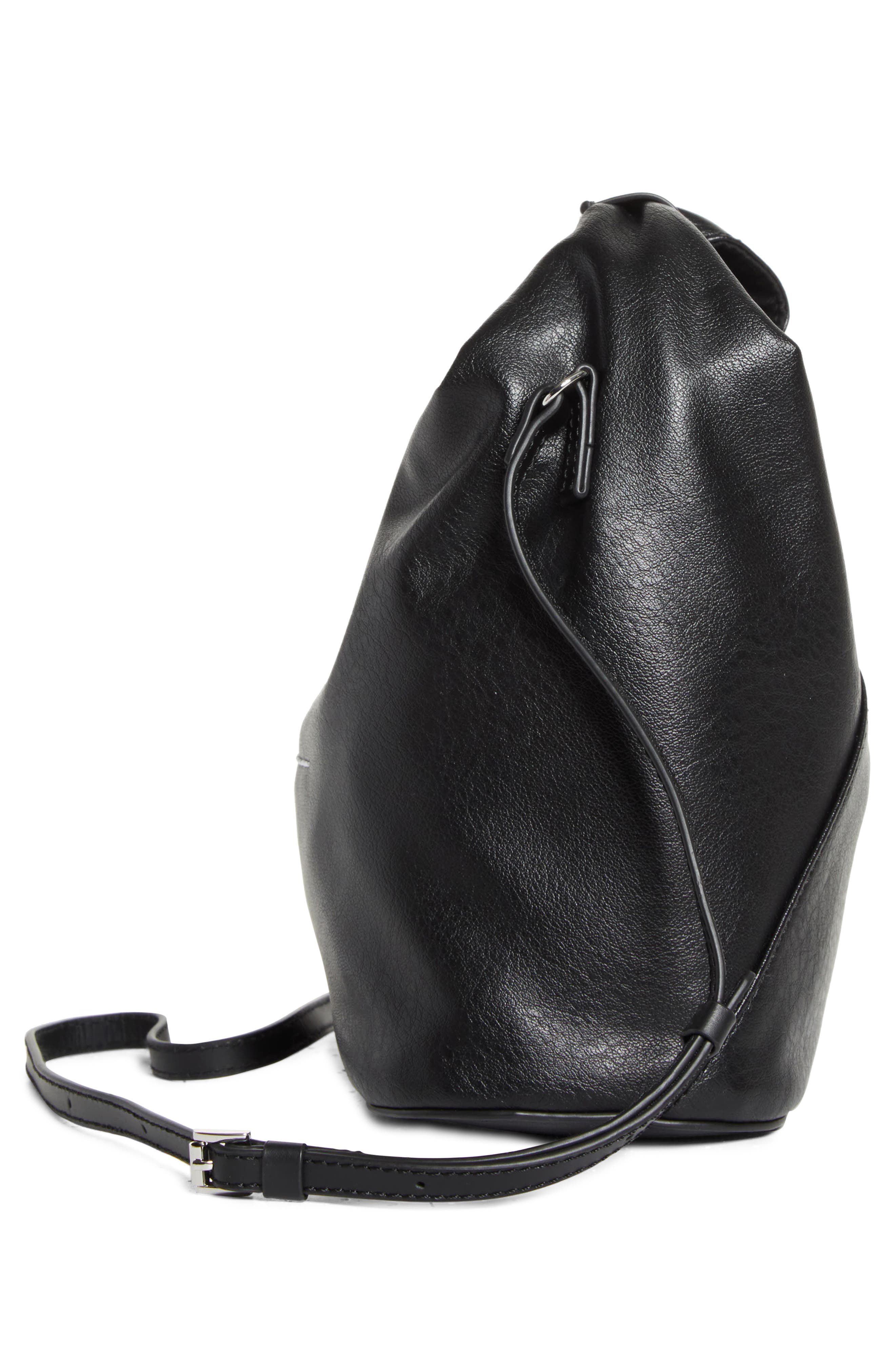 Origami Crossbody Bag, Alternate, color, BLACK
