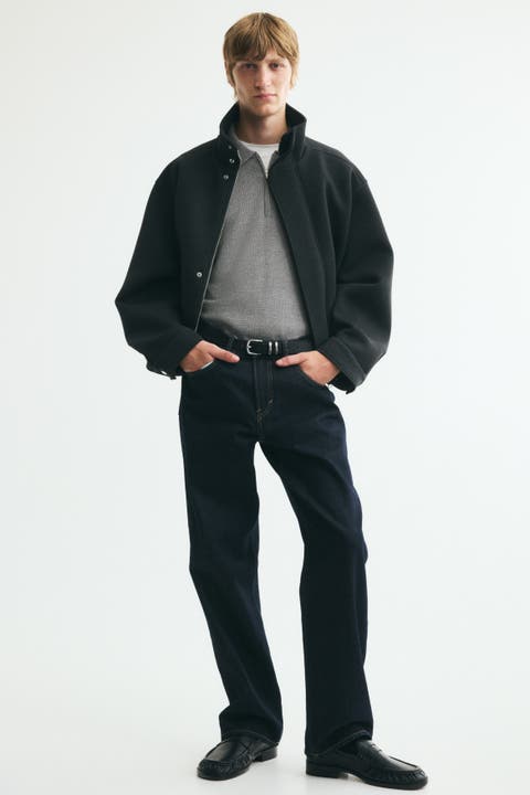 Slim-fit Half-zip Polo Shirt