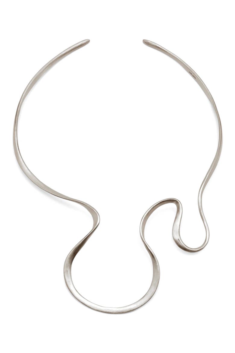 Suni Choker Necklace, Main, color, ANTIQUE SILVER