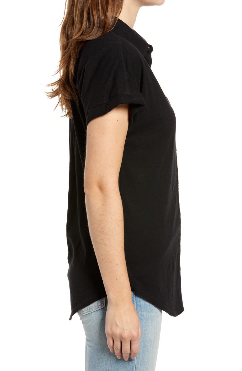 Caslon<sup>®</sup> Slub Jersey Camp Shirt, Alternate, color, 