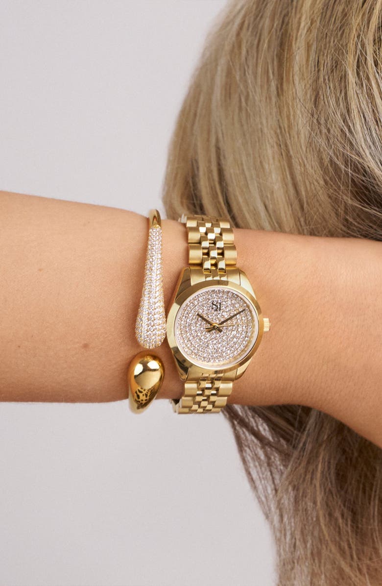 Sif Jakobs Jewellery Watch Sophia, Alternate, color, Stainless Steel Gold