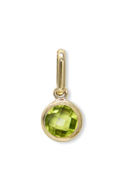 Bonheur Classic Peridot Bezel Charm