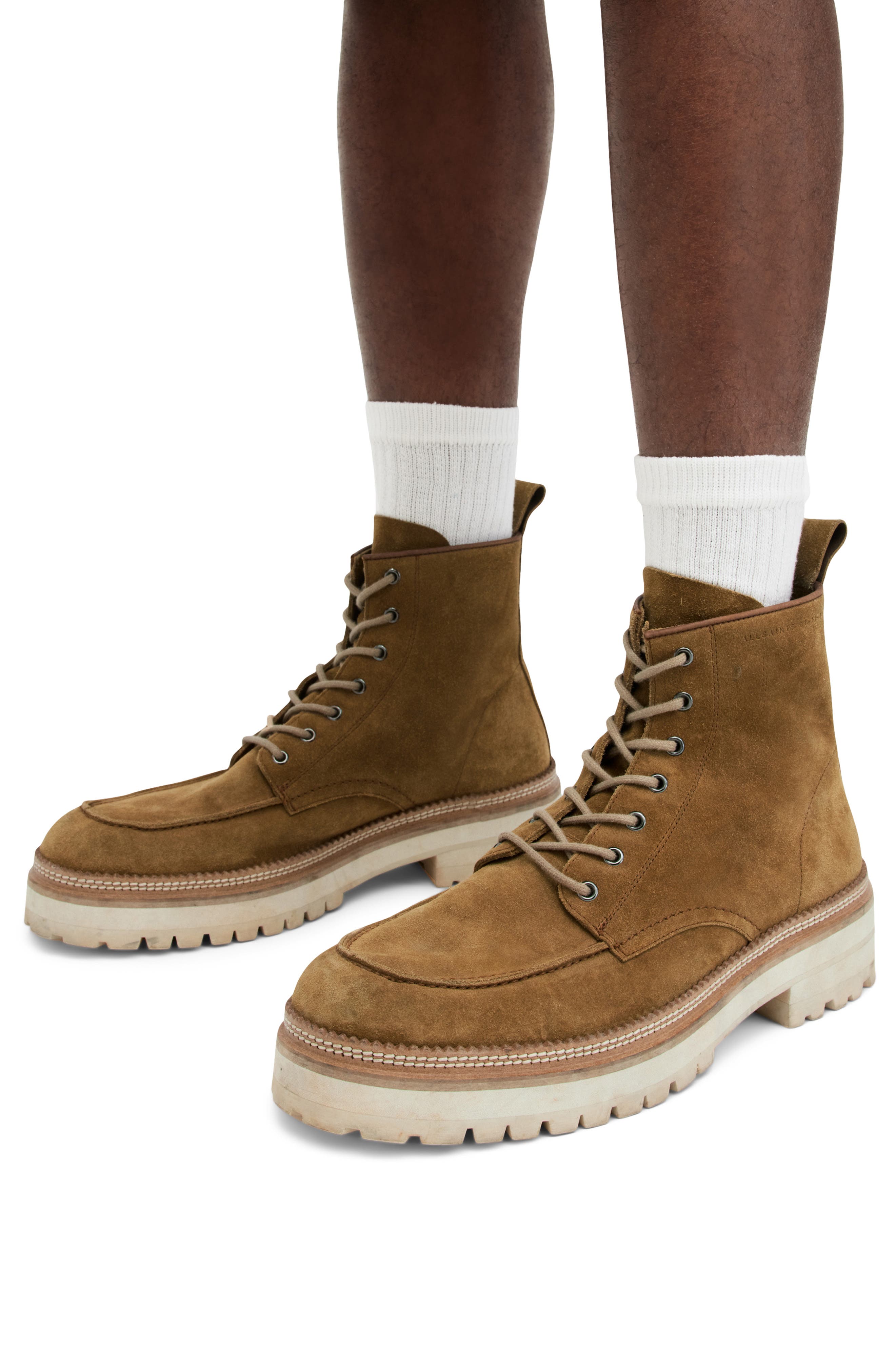 AllSaints Castle Lug Sole Boot, Alternate, color, 