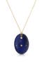 selected 14K Yellow Gold / Lapis