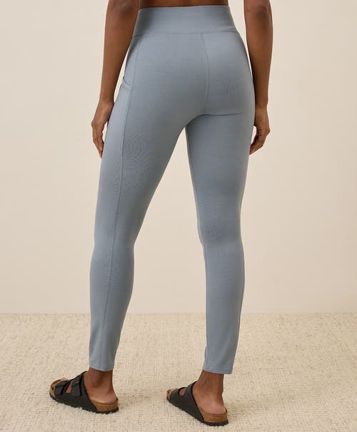 Pact On The Go-to Pocket Legging Made With Organic Cotton In Green