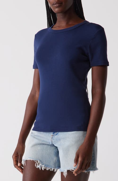 Michael Stars Mady Crew Neck T-shirt In Nocturnal