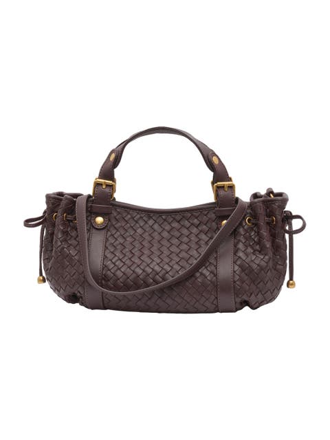 Handwoven Top-Handle Satchel