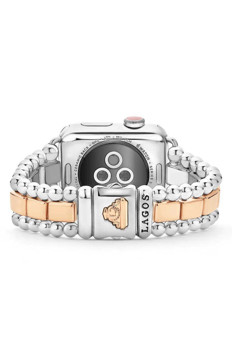 LAGOS Smart Caviar Diamond Apple Watch<sup>®</sup> Watchband, Alternate, color,