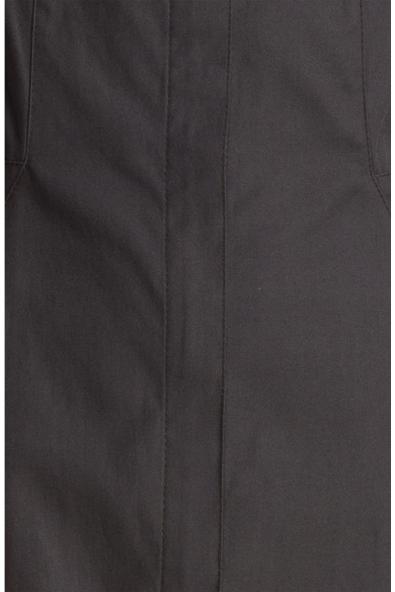 'Flirt' Sleeveless Gabardine Shirtdress, Alternate, color, CHARCOAL