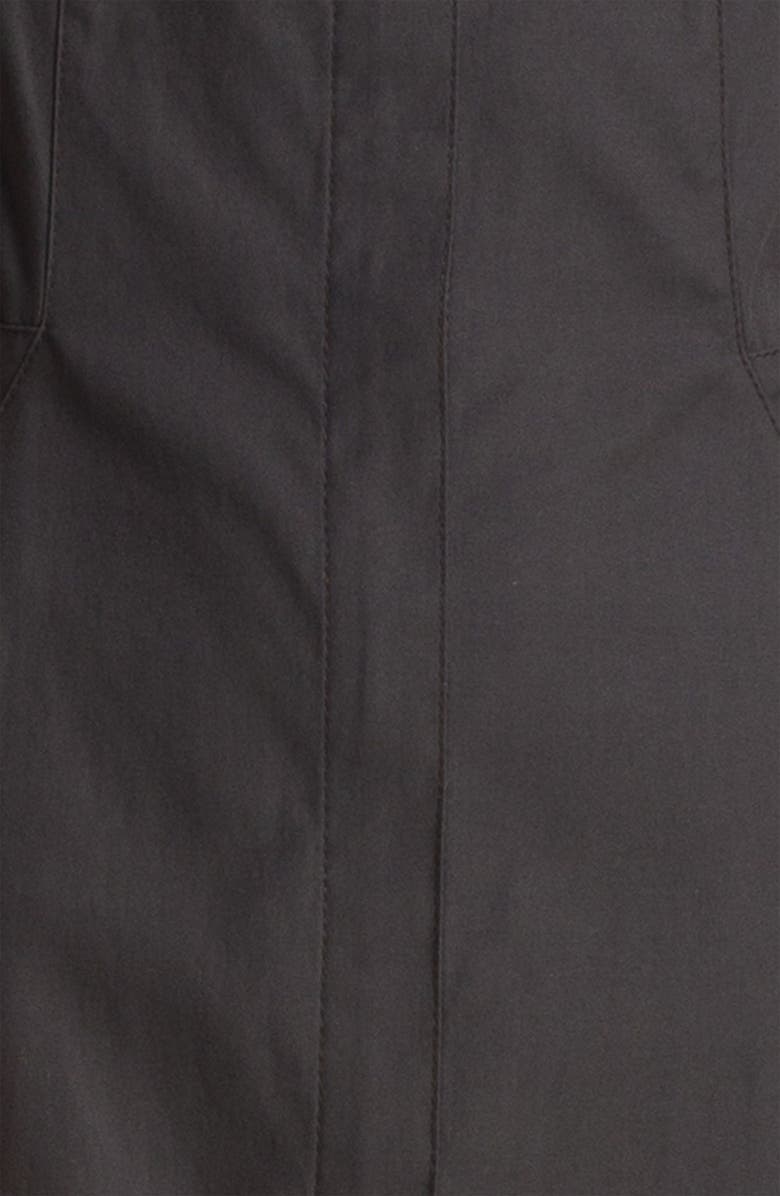 3.1 Phillip Lim 'Flirt' Sleeveless Gabardine Shirtdress, Alternate, color, Charcoal