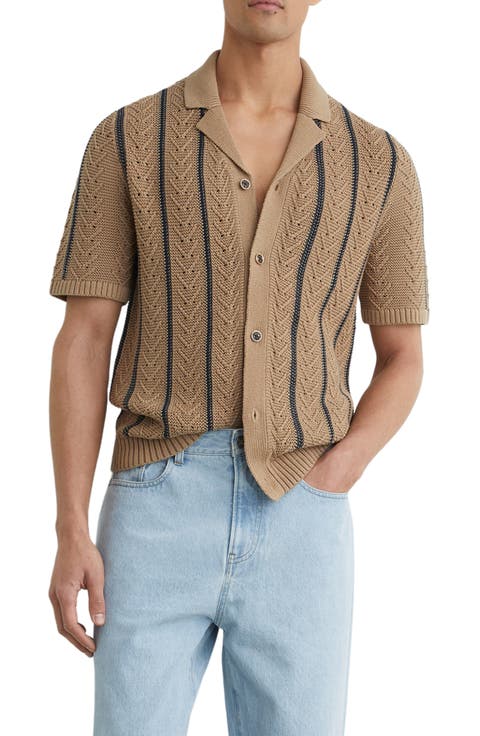 Ellingham Striped Short Sleeve Sweater