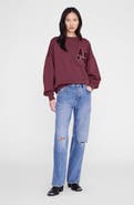 ANINE BING Miles Letterman Sweatshirt