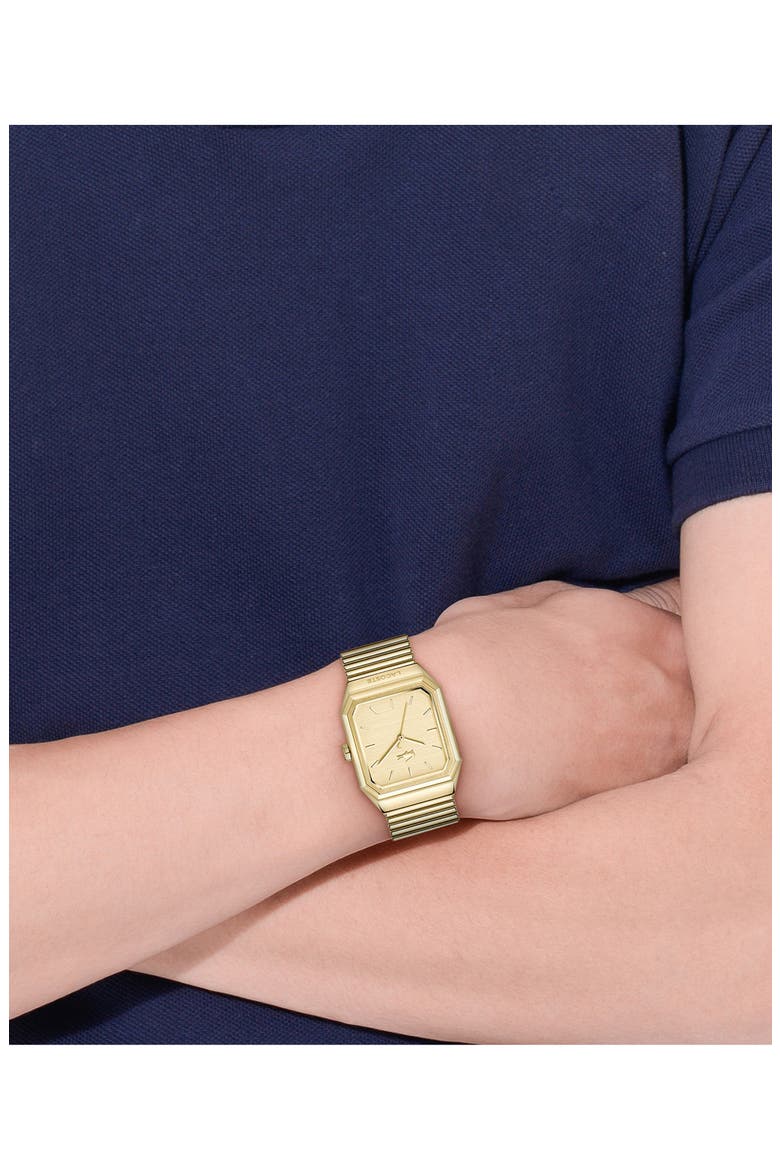 Rene Bracelet Watch, 31mm x 32mm, Alternate, color, GOLD