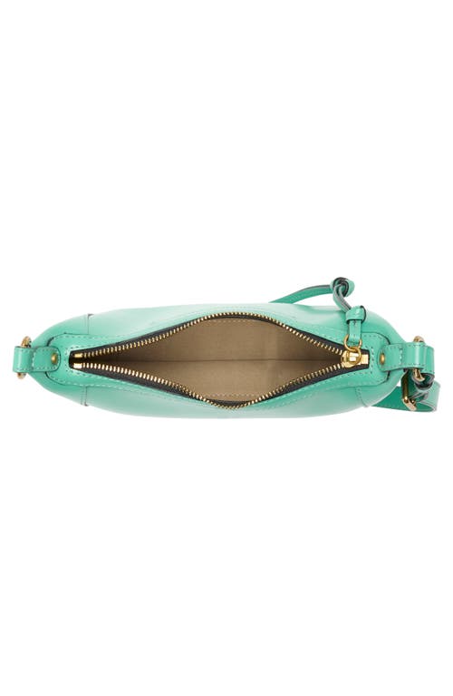 Isabel Marant Oskan Moon Crossbody Bag In Green